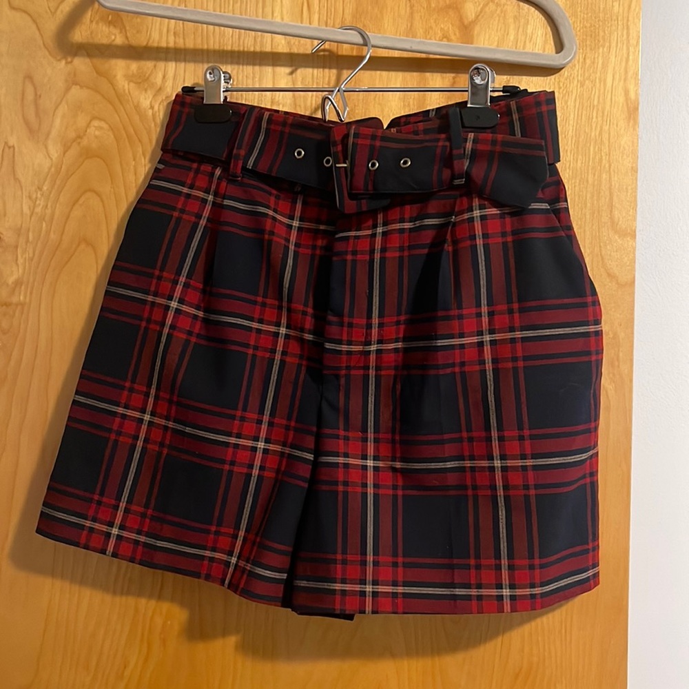 Zara Plaid Shorts